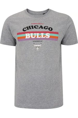 AmazonBasics Camiseta do Chicago Bulls Masculina Manga Curta Estampada N515A
