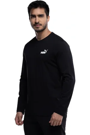 PUMA Camiseta Masculina Manga Longa Essentials Small Logo