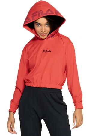 Fila Blusa Cropped Feminina Letter
