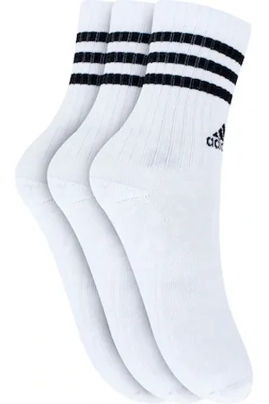 adidas Kit de Meia Adulto Cano Alto 3 Listras - 3 Pares