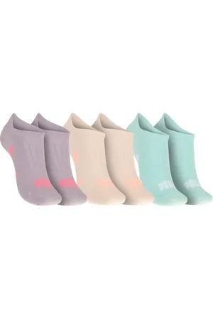 PUMA Kit de Meias Sapatilha Esportiva 3 Pares Tamanho 34 ao 39 Adulto