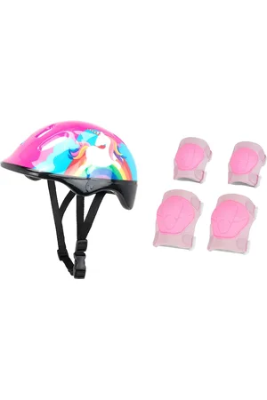 Spin Kit de Proteção Infantil - 1 Capacete + 1 Par Joelheiras + 1 Par Cotoveleiras