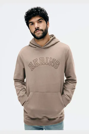 Hering Blusão Masculino Comfort Com Bordado Em Moletom Peluciado