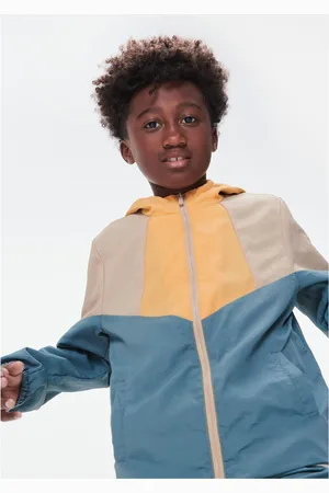 Hering Jaqueta Infantil Menino Em Nylon Com Recortes