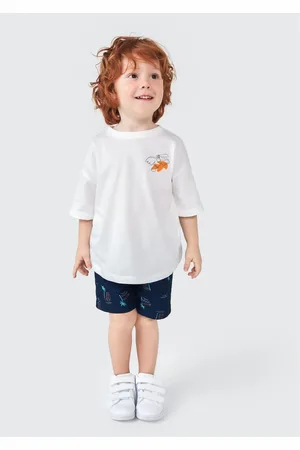 Hering Shorts Infantil Menino Toddler em Tactel Estampado