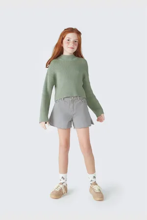 Hering Shorts Infantil Menina Em Sarja Colorido