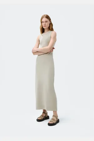 Hering Vestido Midi Em Ribana Estonada