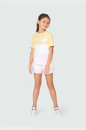 Hering Shorts Infantil Menina Em Moletinho Dip Dye