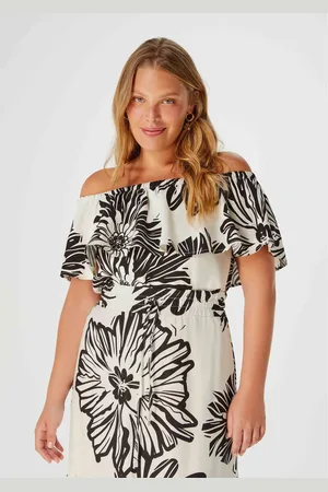 Hering Blusa Feminina Ombro A Ombro Floral
