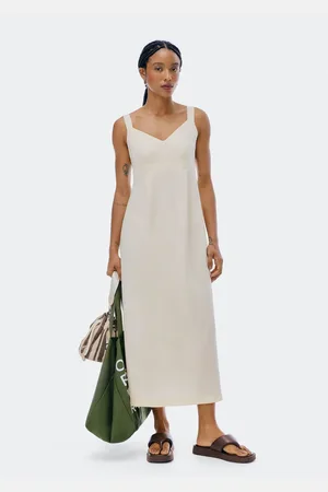 Hering Vestido Midi Em Viscolinho