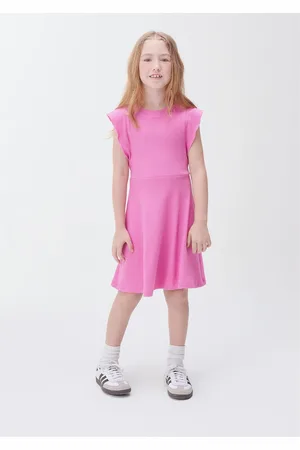 Hering Vestido Curto Infantil Com Babados