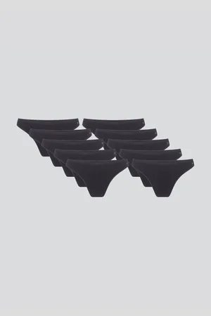 Hering Kit 10 Calcinhas Básicas Tanga Em Algodão