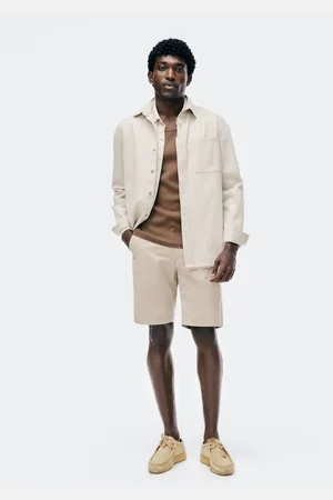 Hering Bermuda Básica Masculina Chino Reta Em Sarja