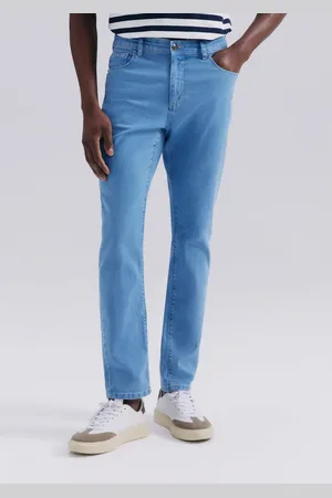 Hering Calça Jeans Básica Masculina Slim Com Elastano