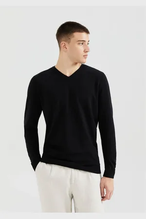 Hering Suéter Básico Masculino Regular Gola V