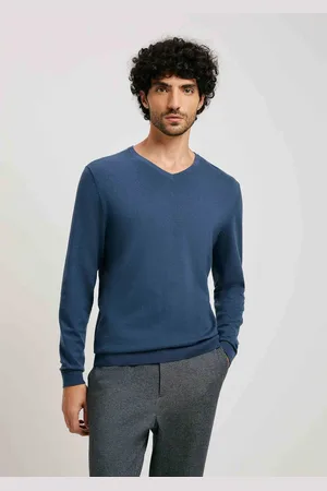 Hering Suéter Básico Masculino Regular Gola V