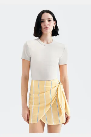 Hering Blusa Feminina Manga Curta Slim Em Ribana