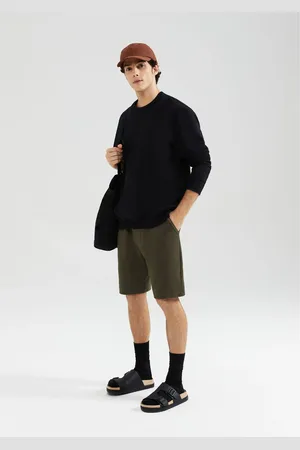 Hering Bermuda Básica Masculina Reta Em Moletom