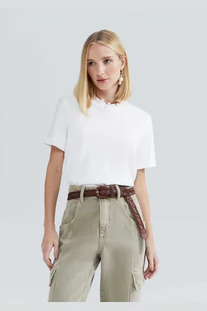 Hering Blusa Feminina Manga Curta Estonada