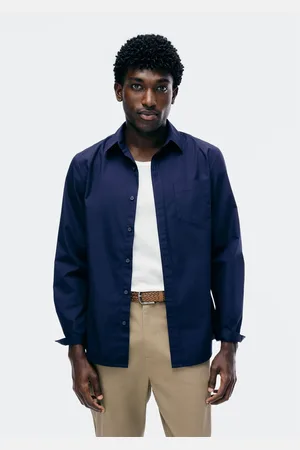Hering Camisa Básica Masculina Manga Longa Slim