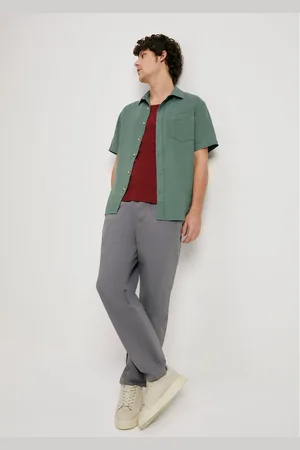 Hering Calça Básica Masculina Jogger Em Sarja Com Elastano