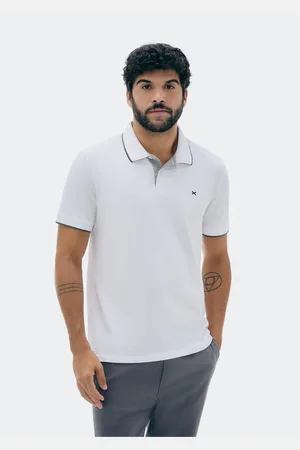 Hering Camisa Polo Básica Masculina Em Piquet Com Bordado