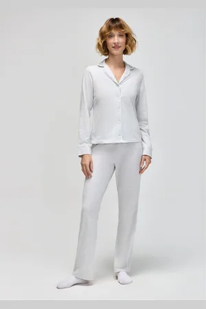 Hering Pijama Longo Feminino Com Botões