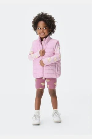 Hering Colete Puffer Infantil Unissex Com Bolsos