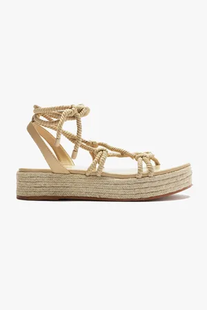 Hering Sandália Flatform Feminina Amarração Cordões