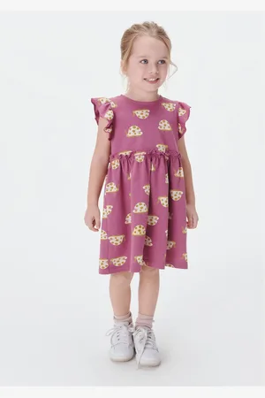 Hering Vestido Infantil Toddler Com Babado