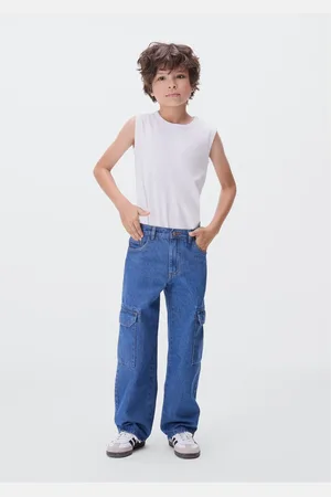 Hering Calça Jeans Cargo Infantil Menino