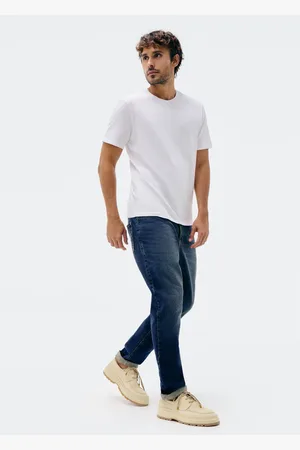 Hering Calça Jeans Masculina Slim Com elastano