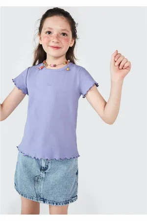 Hering Blusa Manga Curta Infantil Menina Em Ribana