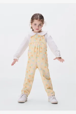 Hering Jardineira Longa Infantil Menina Toddler Em Sarja