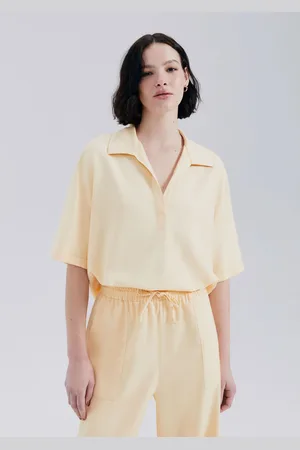 Hering Camisa Polo Feminina Com Linho