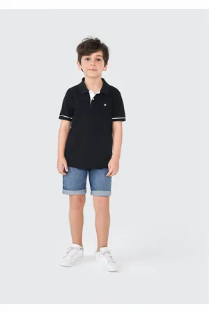 Hering Bermuda Jeans Infantil Menino Reta