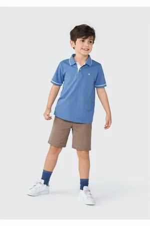 Hering Bermuda Infantil Menino Em Sarja