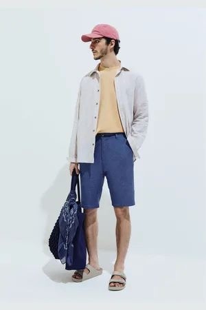 Hering Bermuda Masculina Chino Com Linho
