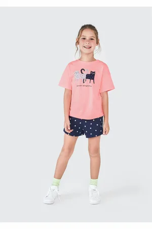 Hering Conjunto Infantil Menina Curto Estampado