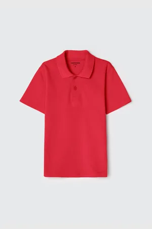 Hering Camisa Básica Polo Infantil Menino Manga Curta Em Piquet