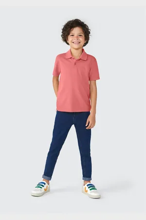Hering Camisa Básica Polo Infantil Menino Manga Curta Em Piquet