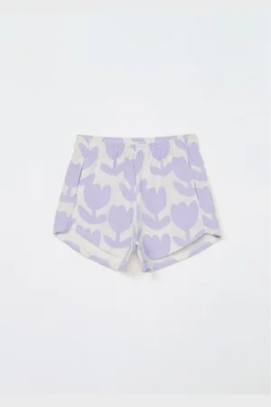 Hering Shorts De Moletom Infantil Menina Estampado