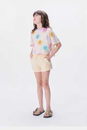 Hering Shorts Básico Infantil Menina Clochard Em Moletom
