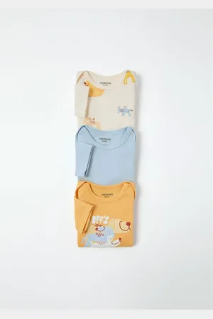 Hering Kit Com 3 Bodies Bebê Menino Em Algodão