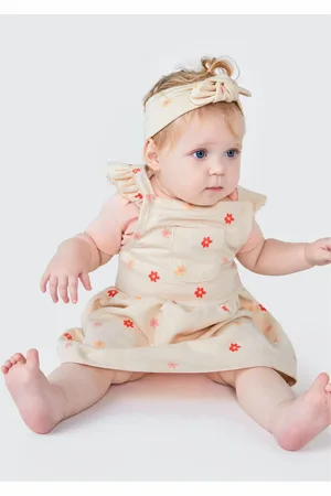 Hering Conjunto Bebê Menina Body Com Salopete E Faixa