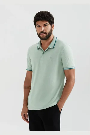Hering Camisa Polo Básica Masculina Em Malha Texturizada