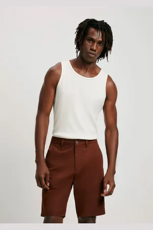 Hering Bermuda Básica Masculina Chino Reta Em Sarja