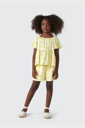 Hering Shorts Infantil Menina Estampado Com Linho