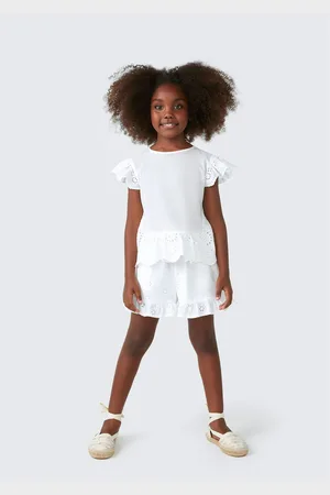 Hering Shorts Infantil Menina Com Laise e Babados