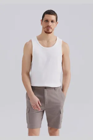 Hering Bermuda Masculina Chino Cargo Texturizada